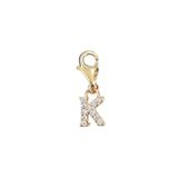 Depesche 11785-022 Bedels Express yourself - hanger voor kettingen en armbanden, letter K, verguld, als klein geschenk