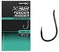 Matrix X3B Feeder Rigger Haken met oog en weerhaak (10 stuks) - Maat : 10
