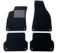 Vloermatten Seat Vloermatten voor Seat Exeo 2008-2013, precies passend, antislip, hakbeschermers van versterkt rubber, bevestigingsknoppen