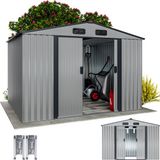Gardebruk Tuinhuis - 5m² Fundering Schuifdeur 260x205x180cm - Grijs