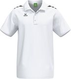 Erima Cmpt 3 Wings Polo Heren - Wit / Zwart | Maat: XXL