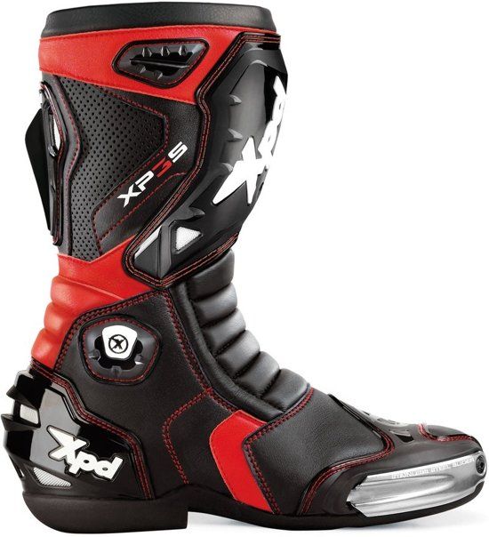 XPD XP3-S Zwart Rood Motorlaarzen 45