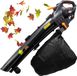 JACKMEND Elektrische Bladblazer Incl. 35L Opvangzak - 3000W Blad Blazer & Zuiger op Snoer - 270km/u Luchtsnelheid