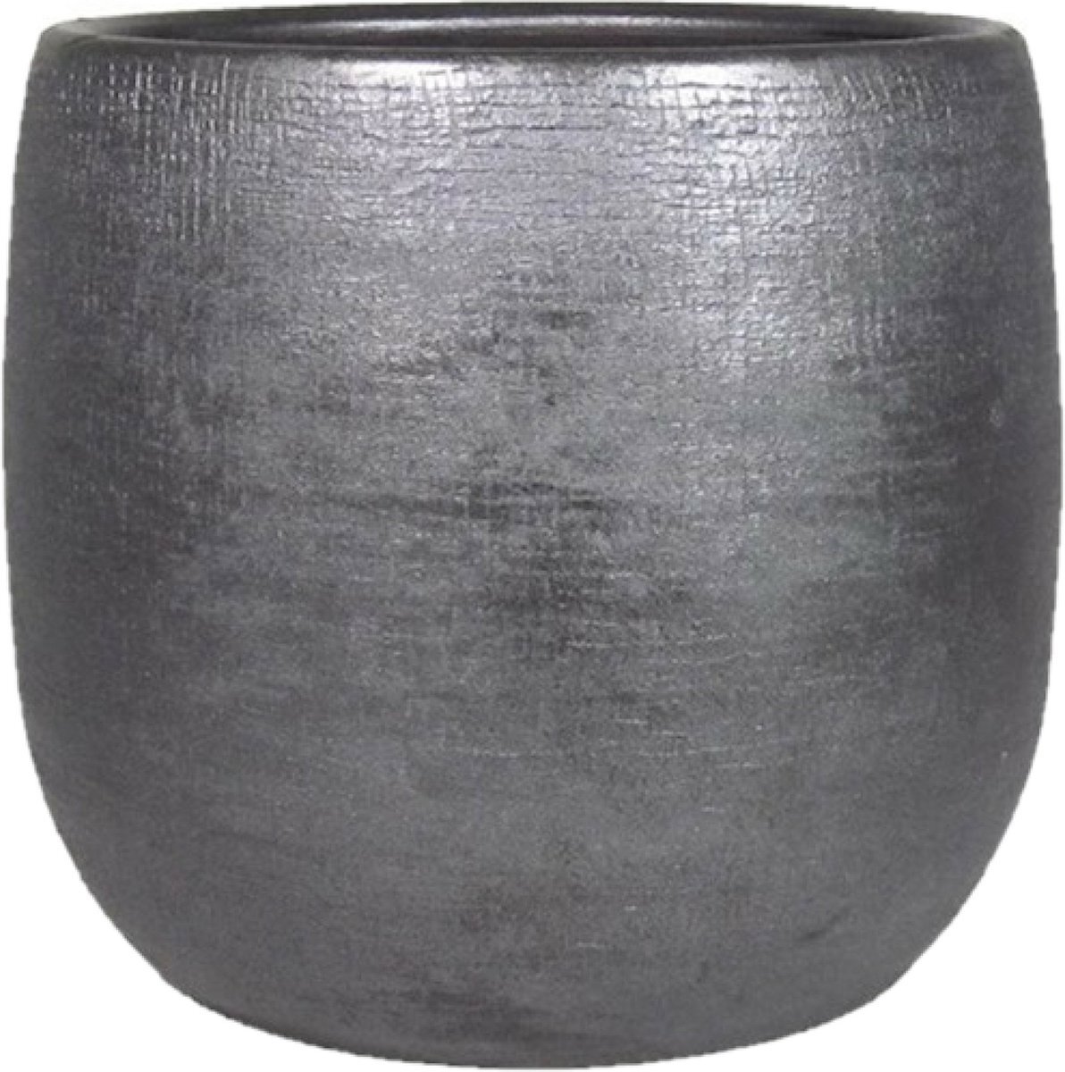 Floran Mira pot - zwart - van keramiek - 18 cm