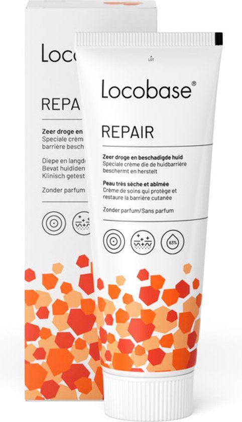 Locobase Repair Crème 100 g - Droge huid crème