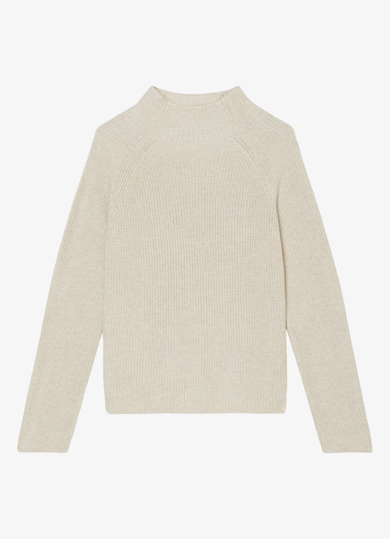 Marc O'Polo Ribgebreide trui met opstaande kraag