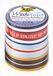 folia 26445 Washi Tape, Stripes Classic, plakband van rijstpapier, set van 3