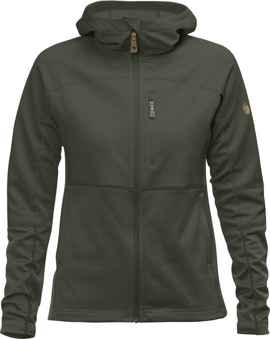 Fjällräven Abisko Trail Fleece Jas Dames, groen M 2023