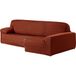 ECOMMERC3 Bankhoes voor chaise longue, lang hoekdeel rechts, elastisch, jacquard, ketel