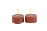 Merkloos / Sans marque Countryfield Theelicht dia. 4CM LED Lyon s2 roze