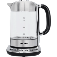 Pierre Pierre Waterkoker PWK7000 Glas met instelbare temperatuur