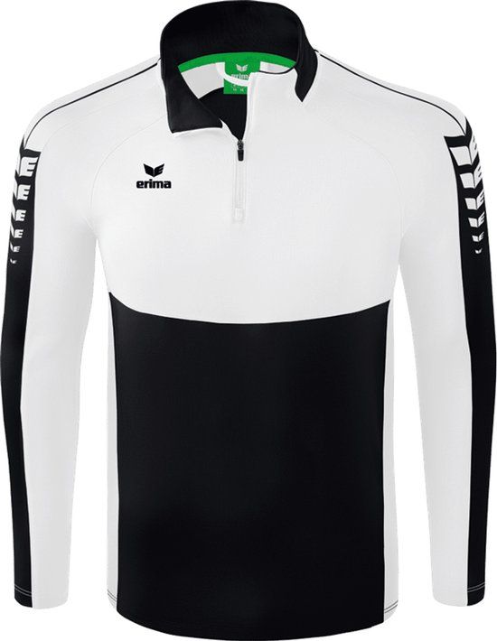 Erima Six Wings Trainingstop Heren - Zwart / Wit - Maat XL