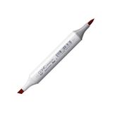 COPIC Sketch Marker Type R - 37, Carmine, professionele brush marker, op alcoholbasis, met een super brush punt en een medium brush punt