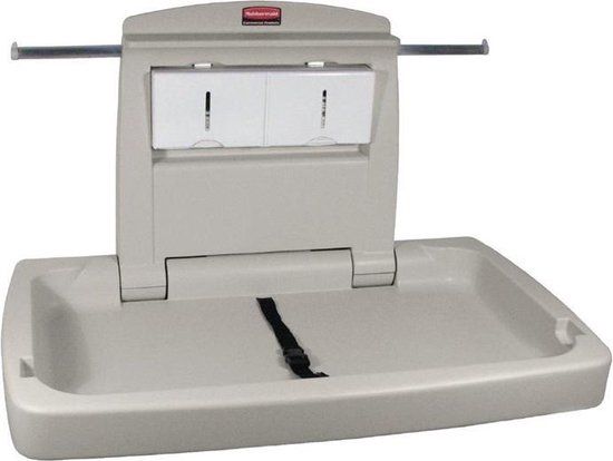 Rubbermaid Baby Verzorgingstafel | Inklapbaar | Grijs