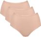 Sloggi Go Daily Cotton Hipsters Met Hoge Taille 3 Eenheden Beige S Vrouw