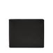 FOSSIL Leren Portemonnee Derrick RFID Large Coin Pocket Bifold Black Zwart