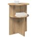 vidaXL Artisanal Oak Side Table - 39.5 x 55 cm