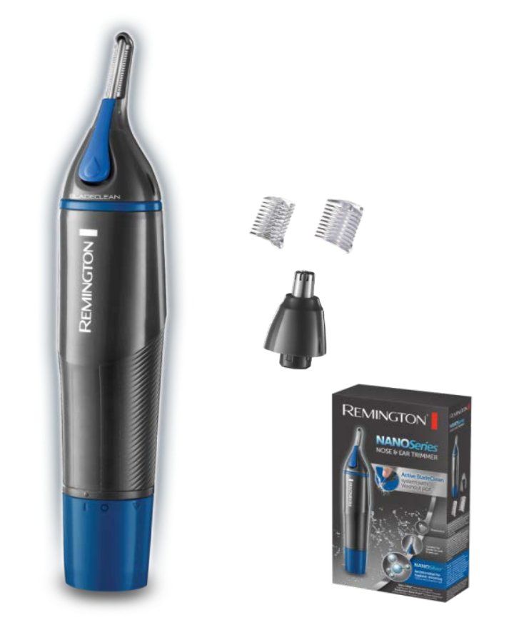 Remington NE3850 Nano Series - Nose, Ear & Eyebrow Trimmer - Black/Blue