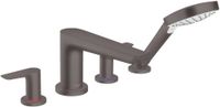 Hansgrohe Talis E Badrandkraan Set - Brushed Black Chrome