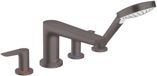 Hansgrohe Talis E Badrandkraan Set - Brushed Black Chrome