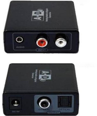 Allteq Tulp naar Toslink Converter - Zwart - 5 Jaar Garantie