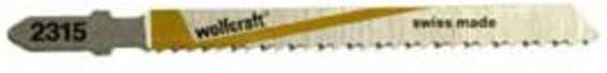 Wolfcraft Lame de scie sauteuse Fijn - HSS - 100 mm - 5 Pièces