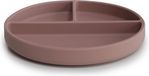 Mushie assiette en silicone - Cloudy Mauve