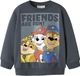 NAME IT NMMARGUS PAW NREG SWEAT BRU CPLG Jongens Sweater 104