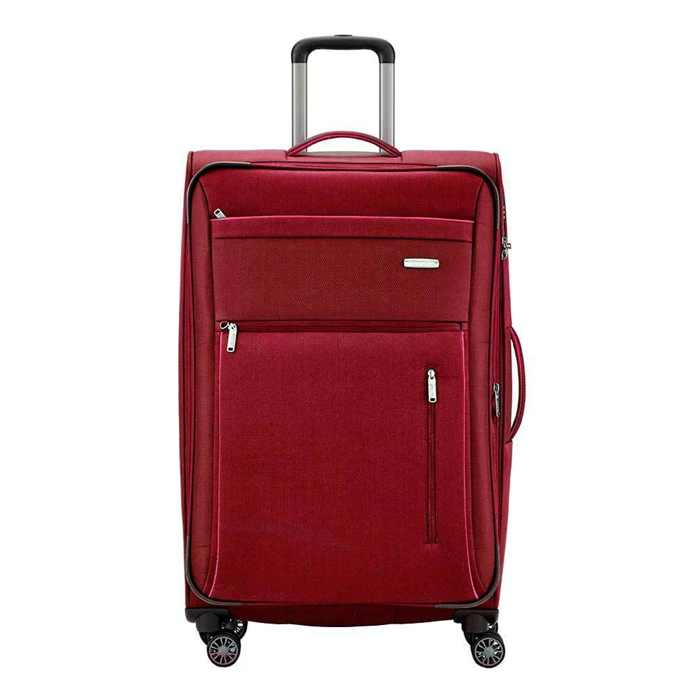 travelite Capri 4 Wiel Trolley L Expandable red Zachte koffer Rood