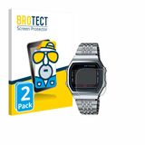 BROTECT Screenprotector voor Casio iconic ABL-100WE-1A - Folie Beschermfolie matte 2 Stuks