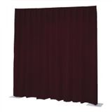 Wentex P&D Rideau Napoli Velours (USA) bordeaux - 11′ × 14′ ≈ 3,35 m × 4,27 m (L × H) - plissé