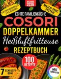 Echte COSORI Echte Familienküche COSORI Doppelkammer-Heißluftfritteuse Rezeptbuch