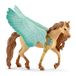 Schleich BAYALA Versierde Pegasus Hengst - Speelgoedfiguur - Bruin/Turkoois