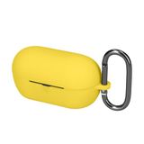 kwmobile cover voor oordopjes case - geschikt voor Sony WF-C710N - Trendy beschermhoes draadloze oordopjes in geel