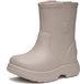 Ladeheid Kinder Regenlaarzen - Superlichte - Unisex - Lichtbeige - 24/25