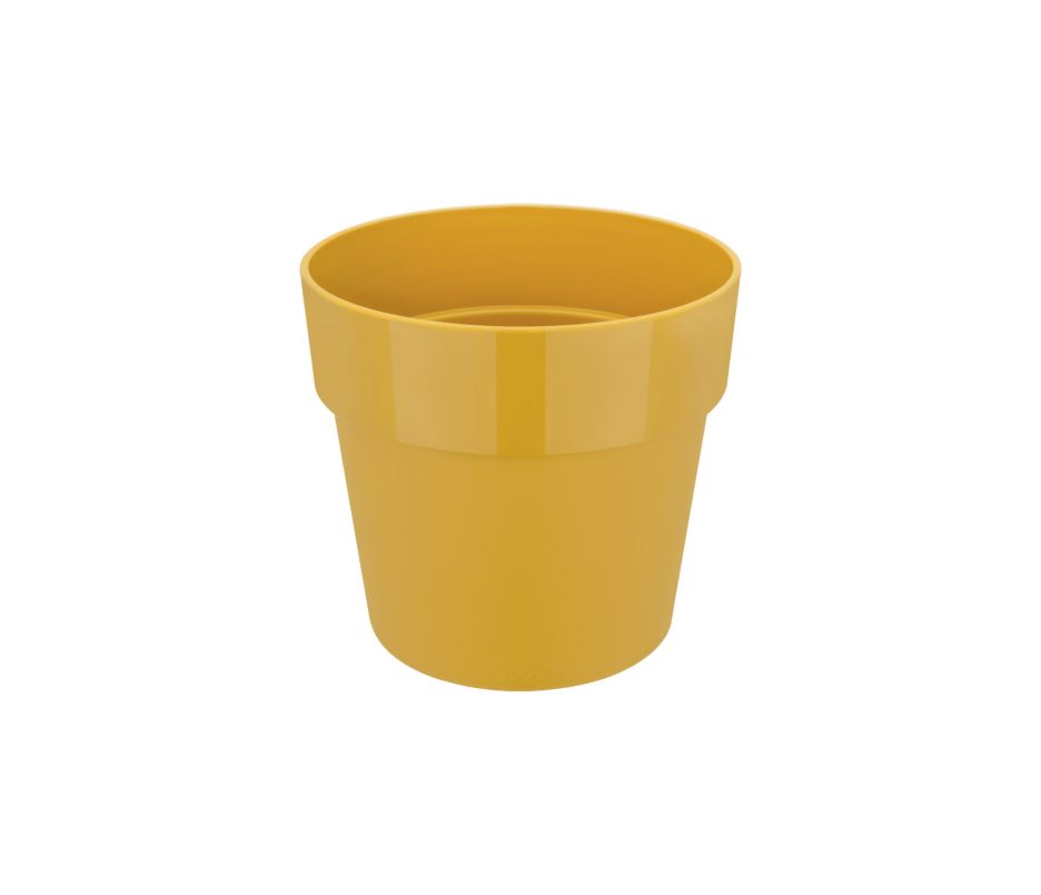 Elho B.for Original Round 25cm Yellow Plastic Indoor Planter
