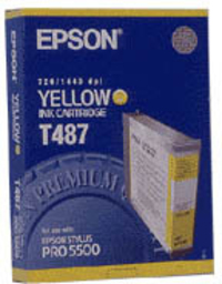 Epson inktpatroon Yellow T487011 single pack
