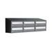 Allux Hive Set 3-Breed, 2-Hoog Met Dak Antraciet