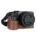 MegaGear Ever Ready Echt Lederen Half Camera Case Compatibel met Nikon Z30