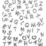 Rayher - Wasletters, 9 mm, SB-Btl. 2 stuks, C, zilver