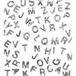 Rayher - Wasletters, 9 mm, SB-Btl. 2 stuks, C, zilver