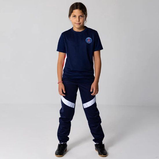 Paris Saint Germain PSG voetbalshirt kids Blauw Polyester Korte mouw Unisex 152