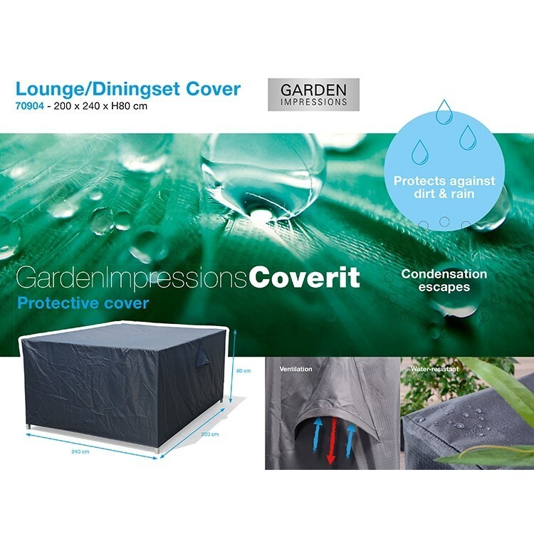 Garden Impressions - Coverit - lounge dininghoes - 200x240x80