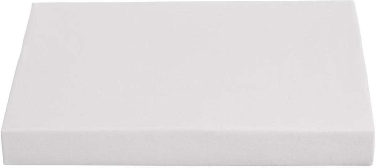 Ambiante AMB Percaline White Topdek Hoeslaken 200x210/220 - Wit