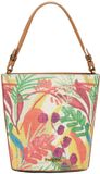Desigual Schoudertas Handtas Sunara Cumbal Crossbody Bag Beige Crude Kleurrijke