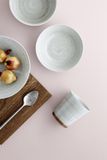 Broste Copenhagen Set van 4 mokken GROD Aardewerk Zand 350 ml