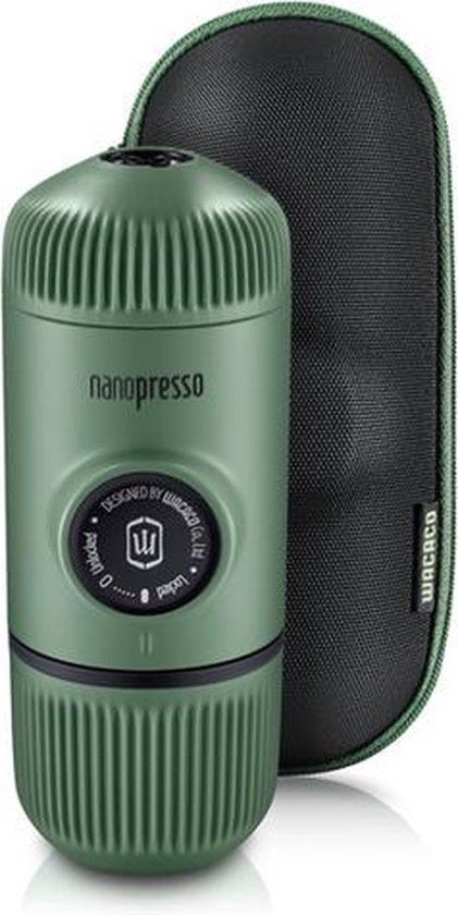 Wacaco Nanopresso Moss Green - Portable Espresso Machine with Case