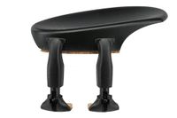 Wittner kinsteun, zijwaartse kinsteun viool 1/2-1/4, high-tech kunststof, anatomisch gevormd, allergiegetest, met schroevendraaier, zwart, Made in Germany, 250131