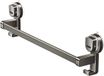 Étagère de salle de bain sans marque avec ventouse - Étagère murale Étagère de cuisine - Organisation de salle de bain - Acier au carbone inoxydable - 40 cm x 11 cm - Gris