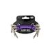 Ernie Ball Flex Patchkabel 3" - Paars - 3 Pack